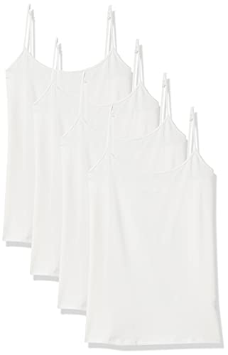 Amazon Essentials Women's Slim-Fit Camisole, Pack of 4