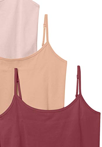 Amazon Essentials Women's Slim-Fit Camisole, Pack of 4