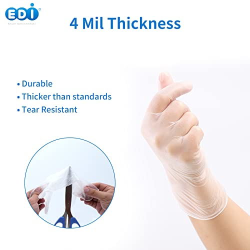 EDI Disposable Vinyl Gloves