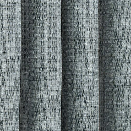 ECLIPSE Valances for Windows - Palisade 52" x 18" Short Curtain Valance Small Window Curtains Bathroom, Living Room and Kitchens, Mineral