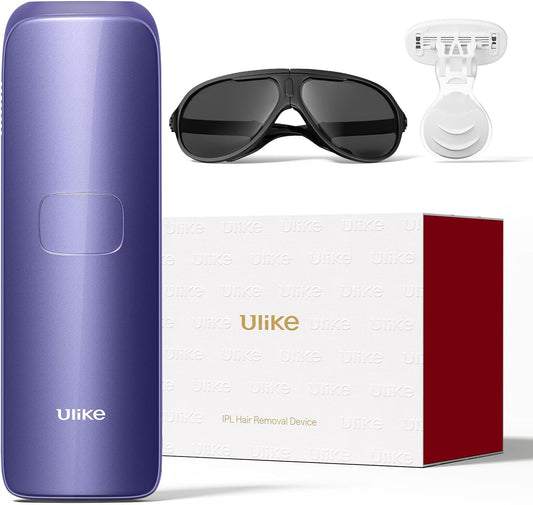 Ulike Laser Hair Removal for Women and Men, Air 3 Ice-cooling IPL Device Hair Removal for Nearly Painless & Long-Lasting Results, 3 Modes & Auto Flashing for Fast Full Body Hair Removal From Home