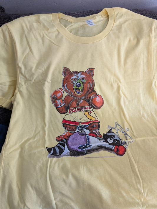 Cotton T-shirt California Bear unique Art