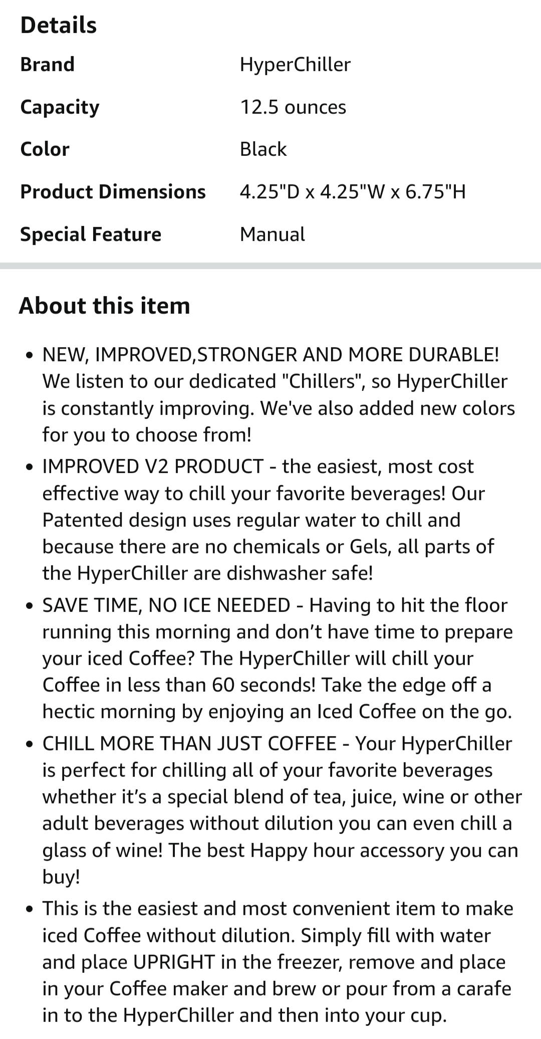 Coffee Chiller